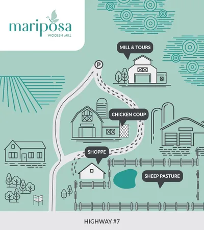 Mariposa Woolen Mill, Branding Graphics