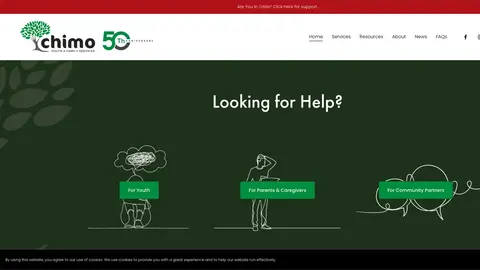 Chimo Youth Services website