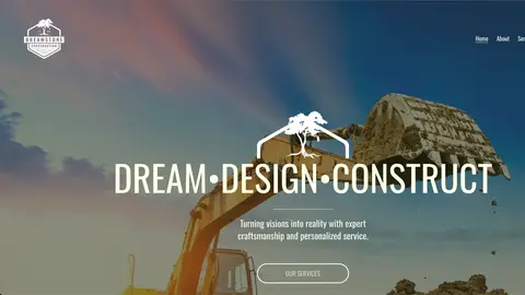 Dreamstone Construction website