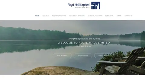 Floyd Hall Insurance website