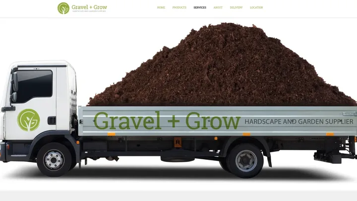 Gravel and Grow website