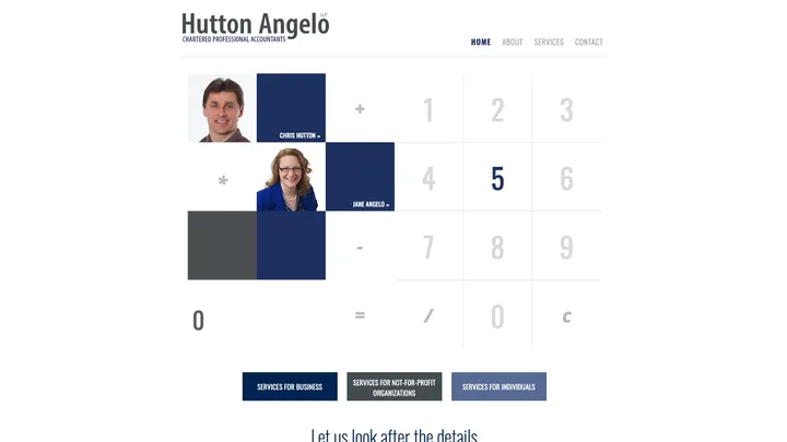 Hutton Angelo Accountants website