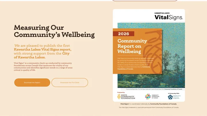 Kawartha Community Foundation website