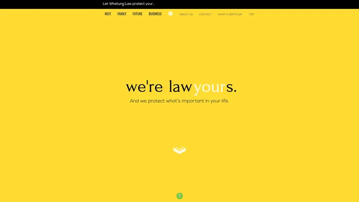 Whetung Law website